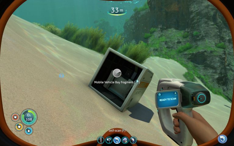 subnautica xbox one seamoth fragments